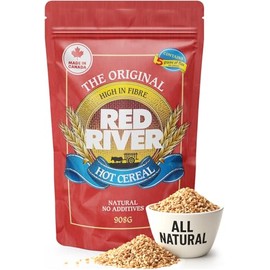 Red River Cereal - Cereal caliente de trigo agrietado (2 libras/32.03 oz), fabricado en Canadá en molinos de harina Arva - Todo natural, sin aditivos (paquete de 1) - Alto en fibra