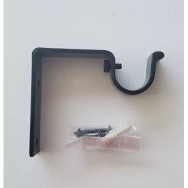 Unbranded Heavy Duty Drapery Curtain Iron   Bracket 3" projection for single 1" iron rod