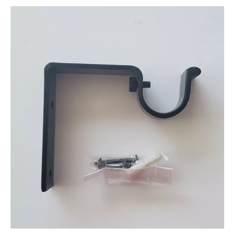 Unbranded Heavy Duty Drapery Curtain Iron Bracket 3" projection for