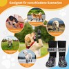 Double-Sided Non-Slip Dog Socks with Adjustable Strap Traction Control for