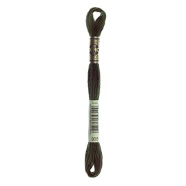 DMC 117-935 6 Strand Embroidery Cotton Thread Floss, Dark Avocado Green, 8.7-Yard