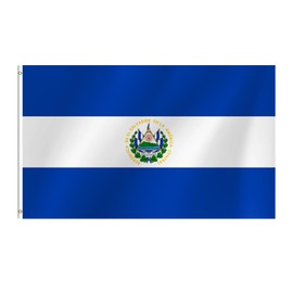El Salvador Flag 3x5 Ft Salvadoran Flag for Party Parades Sports Events Patriotic Holidays Outdoor Indoor Decorations