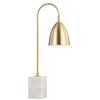JONATHAN Y JYL1092A Ana 26" Arched Metal with Marble Base