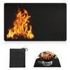 Fire Pit Mat for Decking Heat Resistant Mat,165x122cm Fireproof Mat