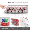 Sorbus Soda Can Organizer for Refrigerator Stackable Can Holder Dispenser
