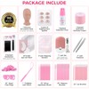Pretty memory 152 PCS Eyelash Extension Kit with Lash Mannequin