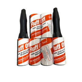 2 Lint Roller Handles & 6 Lint Roller Replacement Heads, 60 Easy Peel Very Sticky Sheets Per Roll (Totalling 360 Sheets) Unique Sturdy Handle Made in the UK