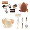 12pz Set Esponja Para Maquillaje Base Rubor Cosmeticos Polvo