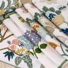 LUOYEHK Floral Embroidered Decorative Throw Pillow Covers 18x18 Inch Pack