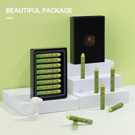 Paul Rubens Oil Pastels, 8 Yellow Green Colors HaiYa Artist Soft Oil Pastels Vibrant and Creamy, Art Supplies for Artists, Beginners, Students, Art Painting Drawing