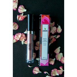 Aromi Desert Taupe Matte Liquid Lipstick | Greige, Grey Beige Lip Color, Long-Lasting Lipstick, Handmade, Day to Night (Desert Taupe)