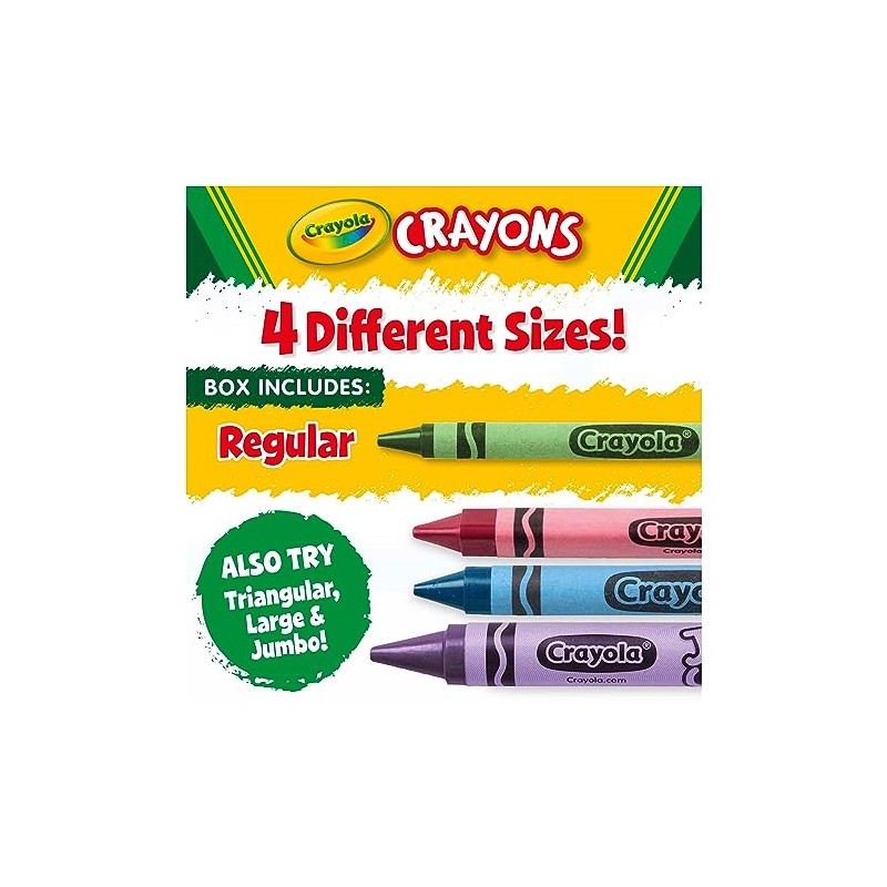 Crayola Crayon Classpack (800 unidades), crayones a granel para niños,