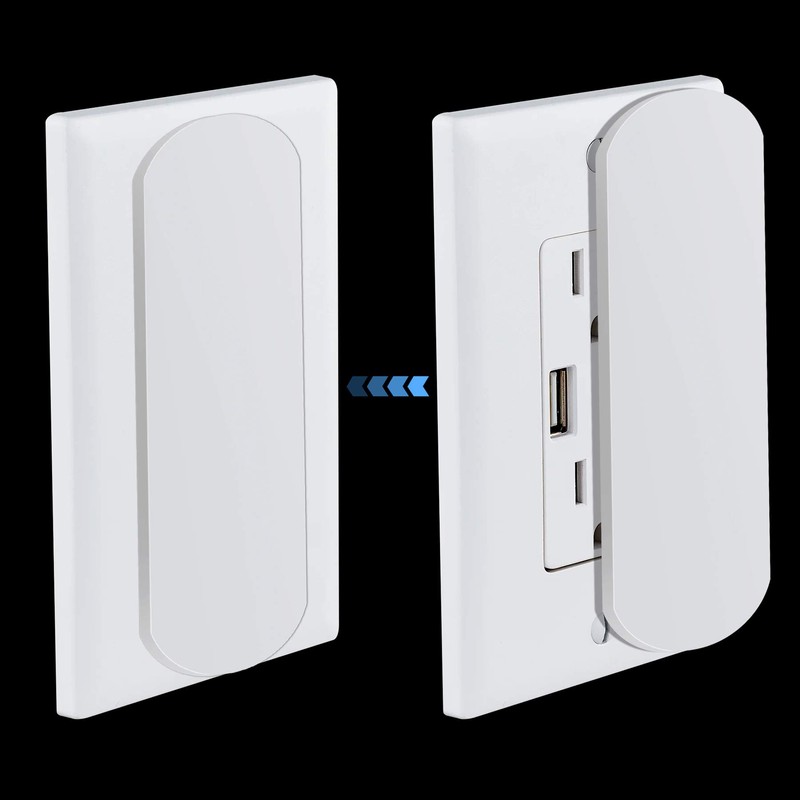 MvToe Magnetic Switch and Outlet Cover Light Switch Guards for