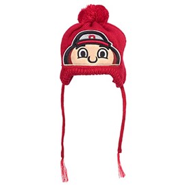The Worthy Ohio State Brutus Hat Comfortable, Warm, Acrylic Hat Costume Cute Accessories for Pet Cats and Dogs - Red-Medium