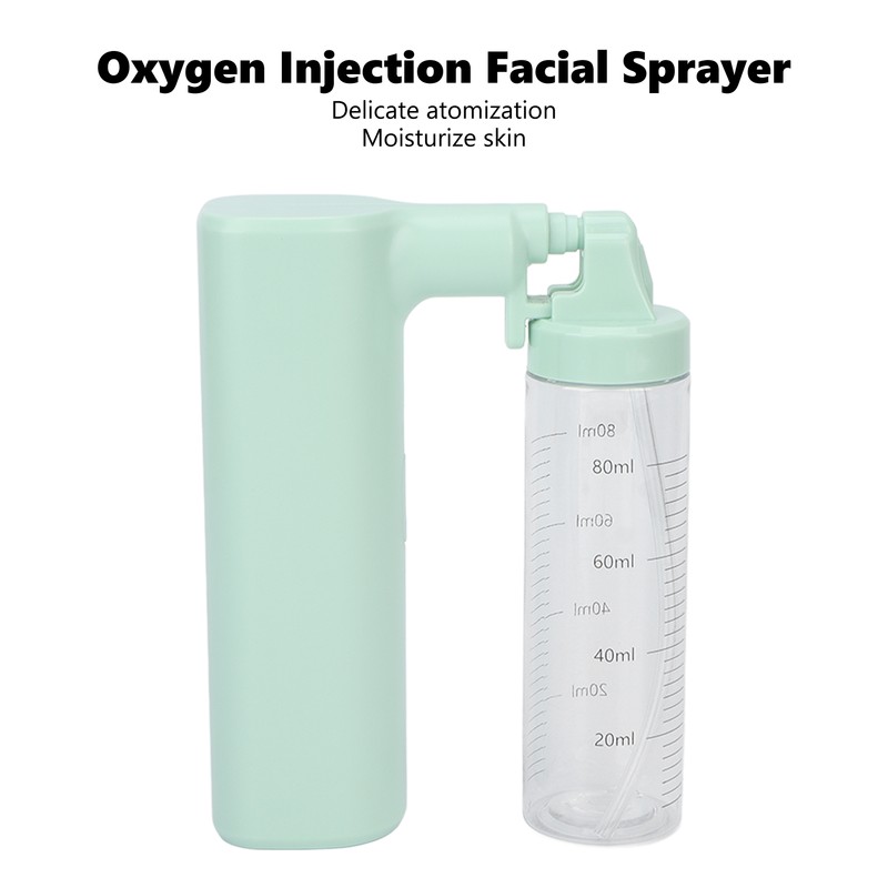Handheld Oxygen Injection Facial Sprayer High Pressure Fine Mist Moisturizing