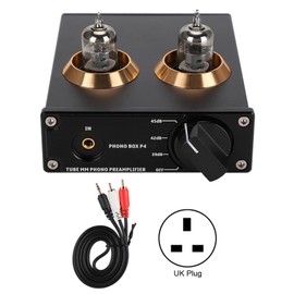 PHONO BOX P4 Gold Plated RCA Panel Drawing Sandblasting MM Phono Amplifier