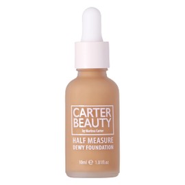 Carter Beauty By Marissa Carter Half Measure Dewy Foundation - Water-Based, Ultra Hydrating Formula - Buildable, Light-To-Medium Sheer Finish - Vegan And Cruelty Free, Paraben And Sulfate Free - Pecan Pie - 1.01 OZ
