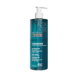 Avene Cleanance Cleansing Gel Soap Free Cleanser for Acne Prone, Oily, Face  Body, Pump, 13.5 oz.                                                     