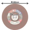 SK11 Offset Whetstone for Disc Grinders WA24L 7.1 x 0.2
