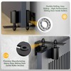 Anobeyi Adjustable Sliding Gate Roller Hardware Kit - Heavy Duty