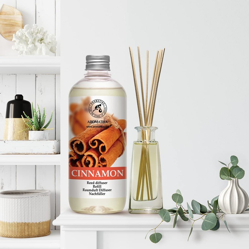 Cinnamon Reed Diffuser Refill with Natural Essential Cinnamon Oil 17