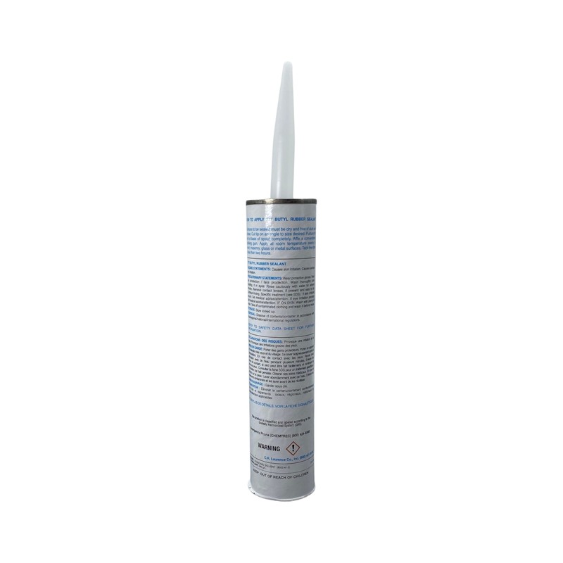 C.R. LAURENCE 777W CRL White 777 Butyl Rubber Sealant