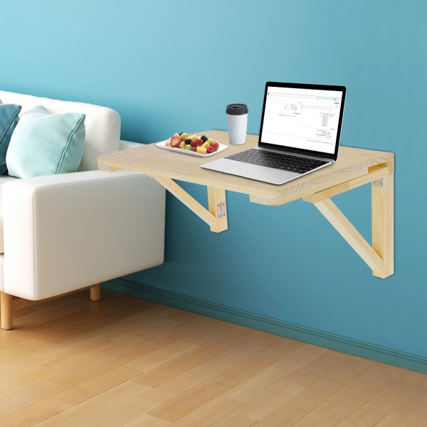 TBvechi Wall Mounted Folding Table Wall Mounted Desk Folding Workbench