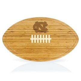 Toscana - A Picnic Time Brand Kickoff Football Cutting Board & Serving Tray Serving Trays & Platters, One Size, Bamboo