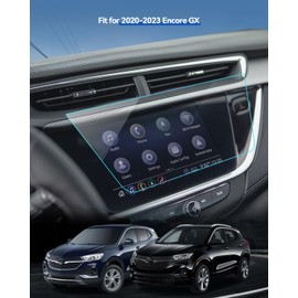 LANTU Car Screen Protector for 2020 2021 2022 2023 Encore GX (Preferred/Select/Essence)&Buick Encore GX Accessories Touchscreen Protector Film Tempered Glass HD Clear 8’’