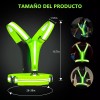 Malety Chaleco Arnés Reflectante Para Motociclismo/ciclismo/correr