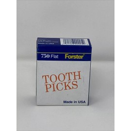 FORSTER Vintage Forster Flat Wooden TOOTHPICKS 750 SEALED