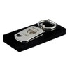 Keyring with Heart Cut-Out and Engraving "Bester Papa der Welt"