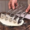 Stainless Steel Adjustable Pizza Cutter, 5 Wheel Pizza Cutter, Multi-Round