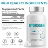 Hydrogen Water Tablets, 12 ppm H2 Molecular Hydrogen Supplement with