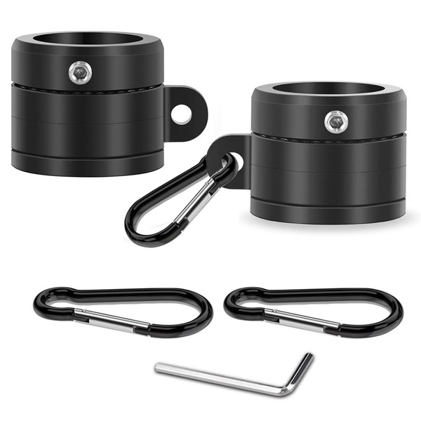 Sunnytech 1 Pair Flag Pole Rings 1", Aluminum Alloy Flagpole