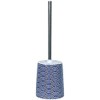 MSV 'Bento 143657 Toilet Brush Set, Ceramic Blue/White, 30 x