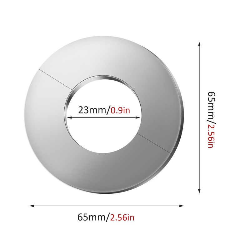 Jinyuanchao Wall Split Flange, Split Escutcheon Cover Plate Stainless Steel