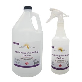 Florida Laboratories Fast Action Windshield and Surface De-Icer - 1 QT Sprayer w/ GALLON Refill