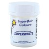 Sugarflair Superwhite Icing Whitener, Polvere Colorante Bianco per Rendere Più