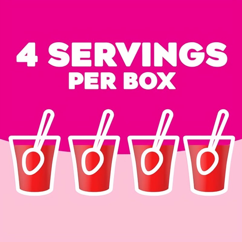 Jell-o Strawberry Gelatin Dessert 3 Oz (Pack of 12)