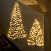 Fudios Lighted Wall Tree 6FT 180LED Warm white for Home