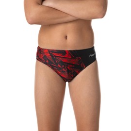 Flow Splice Swim Briefs - Boys Brief Style Swimsuit for Swimming Practice and Competition in Suit Size 21 to 32 (Recognizer 26)