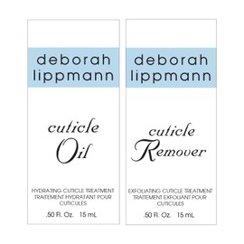Deborah Lippman Cuticle Oil and Cuticle Remover Bundle | No Soaking, No Peeling, No Nipping | Repair Dry Cuticles with Essential Oils