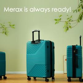 Merax Luggage Sets 3 Piece Expandable Lightweight Suitcase, Hardshell Travel Luggage with wheels 20”24”28”