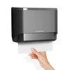 CLEANZEPHYR Paper Towel Dispenser Wall Mount Silver