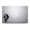 Bargain Max Decals Lion Head Silhouette Decal Notebook Car Laptop