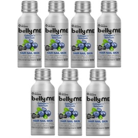 Henry Blooms BellyMe Hair Nail Skin Collagen +Selenium Natural Berry Flavour 7 x 60 mL