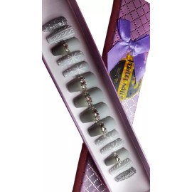 Perfect Nails Press On Uñas Press On Navidad