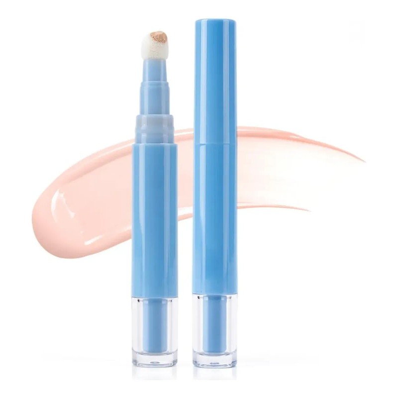 Base Líquida Y Lápiz Corrector De Ojos 2 En 1,