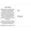 Sienna Glass Spirit Ball, Multi-Colour Pink, 11 x 11 x